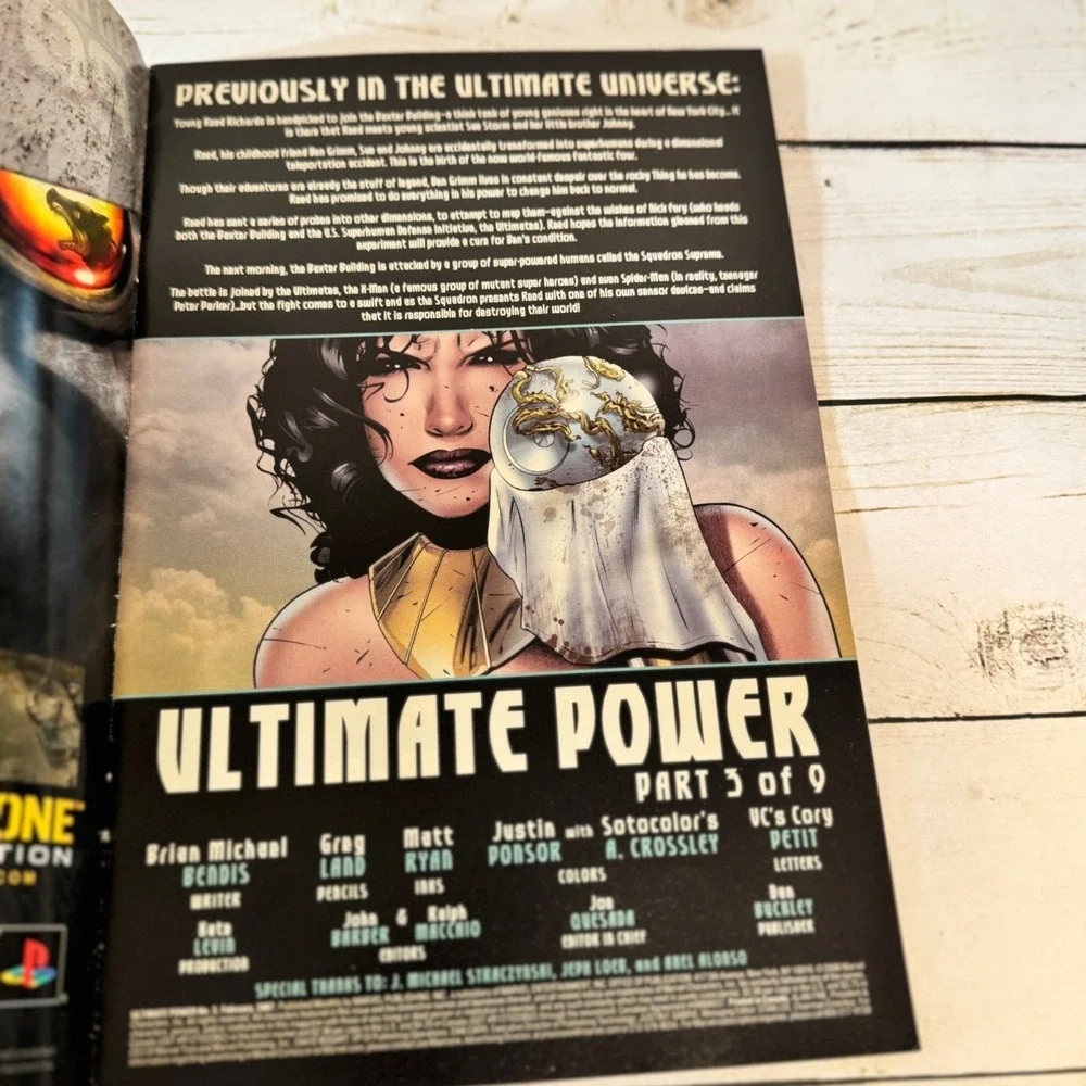 Ultimate Power 2 3 4 Marvel Comics 2006 Lot Wolverine Spider-Man Fantastic Four‎
